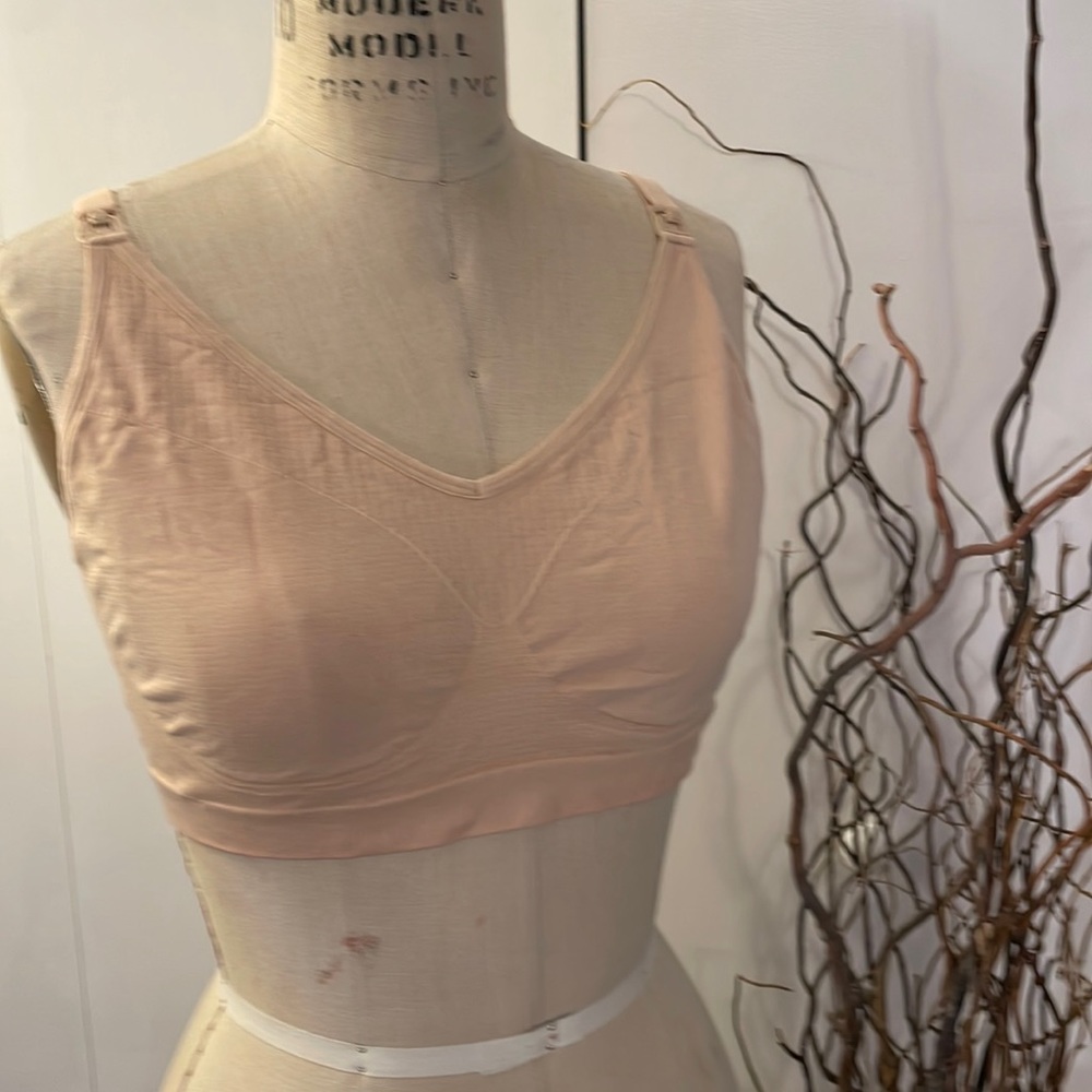 Basics by Bravado Nude nursing bra XL